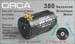 ORCA RunPlus 380 Sensored Brushless Motor 10.5T 4150kv
