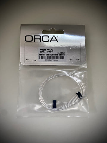 ORCA Teflon silver brushless motor sensor wire - 200mm